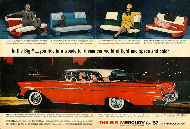 1957 Mercury Auto Advertising